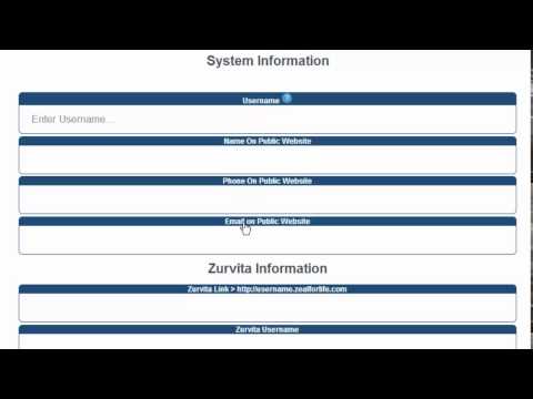 Create Your Zmarketing Account For Zurvita