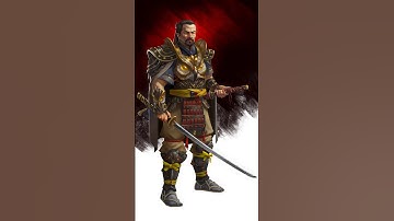 Realistic Samurai Character Concept Art Process #arttutorial #characterconcept