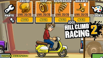 Hill Climb Racing 2 Android Gameplay Ep 2 - Scooter MAX Upgraded
