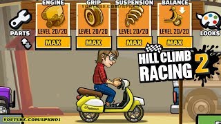 Hill Climb Racing 2 Android Gameplay Ep 2 - Scooter MAX Upgraded screenshot 5
