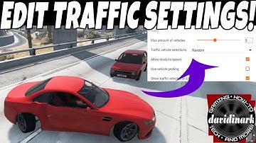 BeamNG Drive Tutorial - Change Traffic Settings! How to change different traffic options.