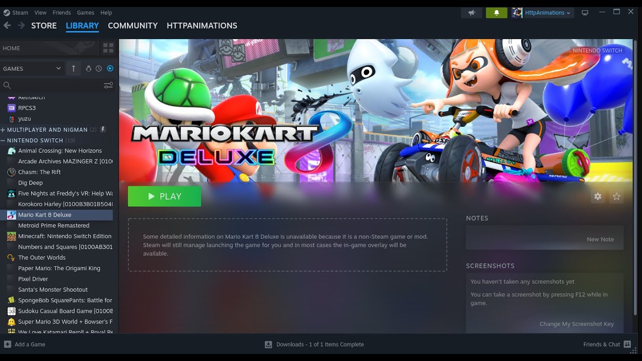 How to add nintendo switch games to steam (Linux) YouTube