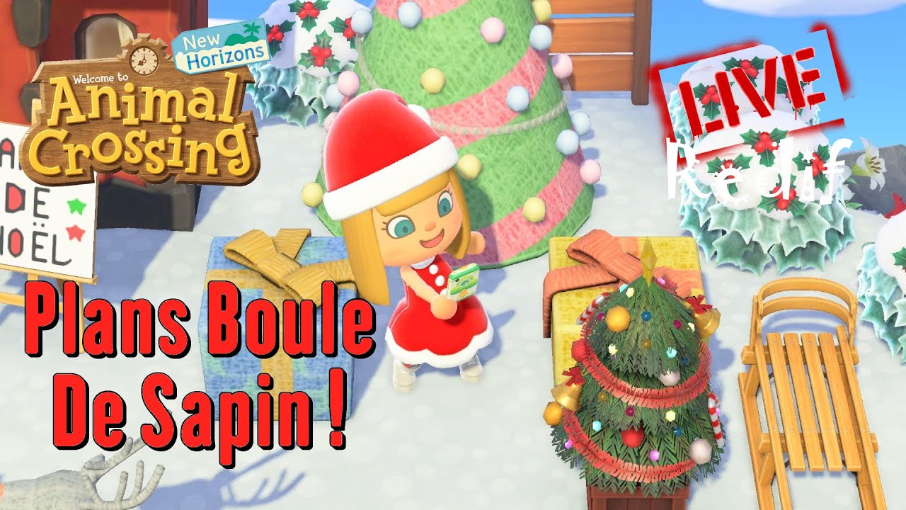 Animal Crossing New Horizons - Découverte des Plans Boule de Sapin