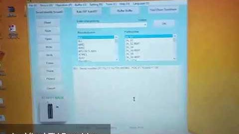 NAND Flash Write(Flash Programming ) using RT809H Programmer