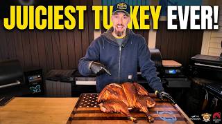How I made the juiciest Spatchcock Turkey on the Traeger w/ Meat Church Brine & MEATER Pro