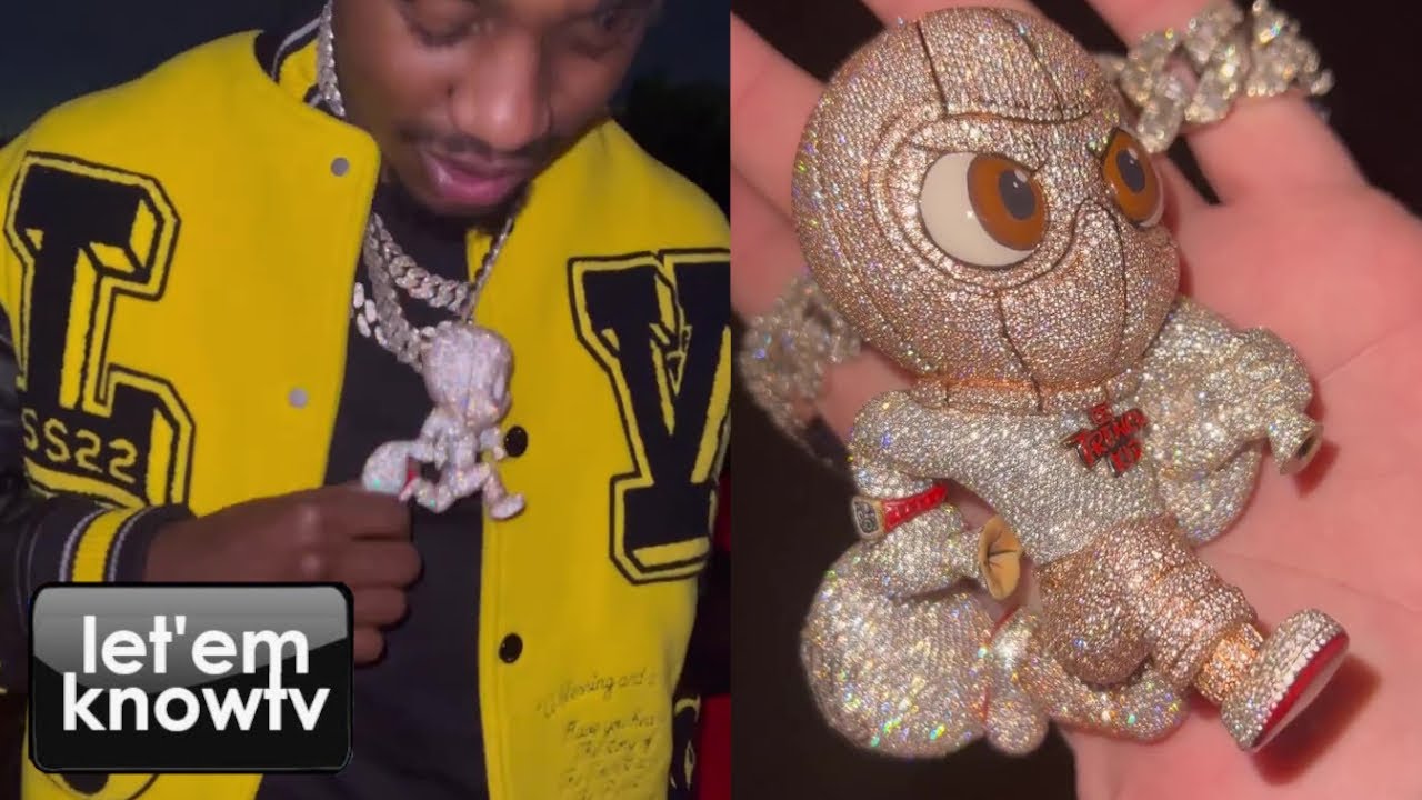 Lil Tjay Just Dropped 100k On This Crazy Diamond Chain From Benny Da 