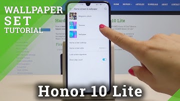 How to Change Wallpaper in Honor 10 Lite - Update Home Screen