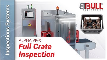 BBULL ALPHA VK-X  | Automated X-Ray full crate inspection system for cartons or crates