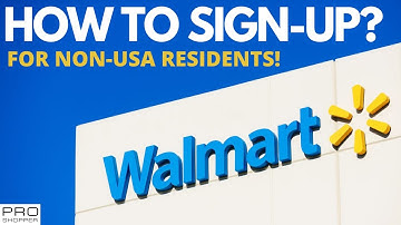 How To Sign-Up For Walmart If You Are Not From The USA | Walmart USA Non Resident Sign-Up In 5 mins