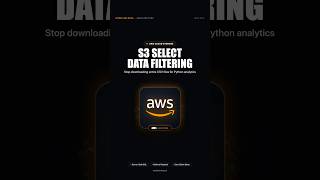 How AWS S3 Select Cuts Data #Shorts How AWS S3 Select Cuts Data #Shorts