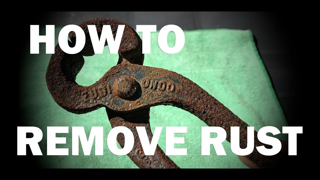 How to REMOVE RUST YouTube