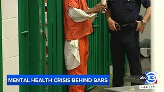 More than half of people in the Harris County Jail have mental health indicators data shows