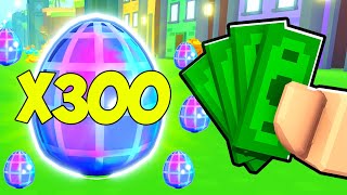 I Opened 300 Exclusive Hologram Eggs in Roblox Pet Simulator X screenshot 5