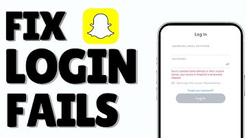 How to Fix Repeated Fail Login Attempts on Snapchat