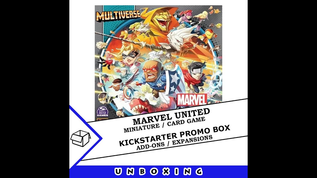 Marvel United: Multiverse Kickstarter Stretch Goal box Part 5 -- Heroes: Part 2