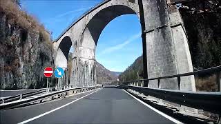 Pietratagliata - Pontebba.  SS 13.  Friuli-Venezia Giulia. Italia