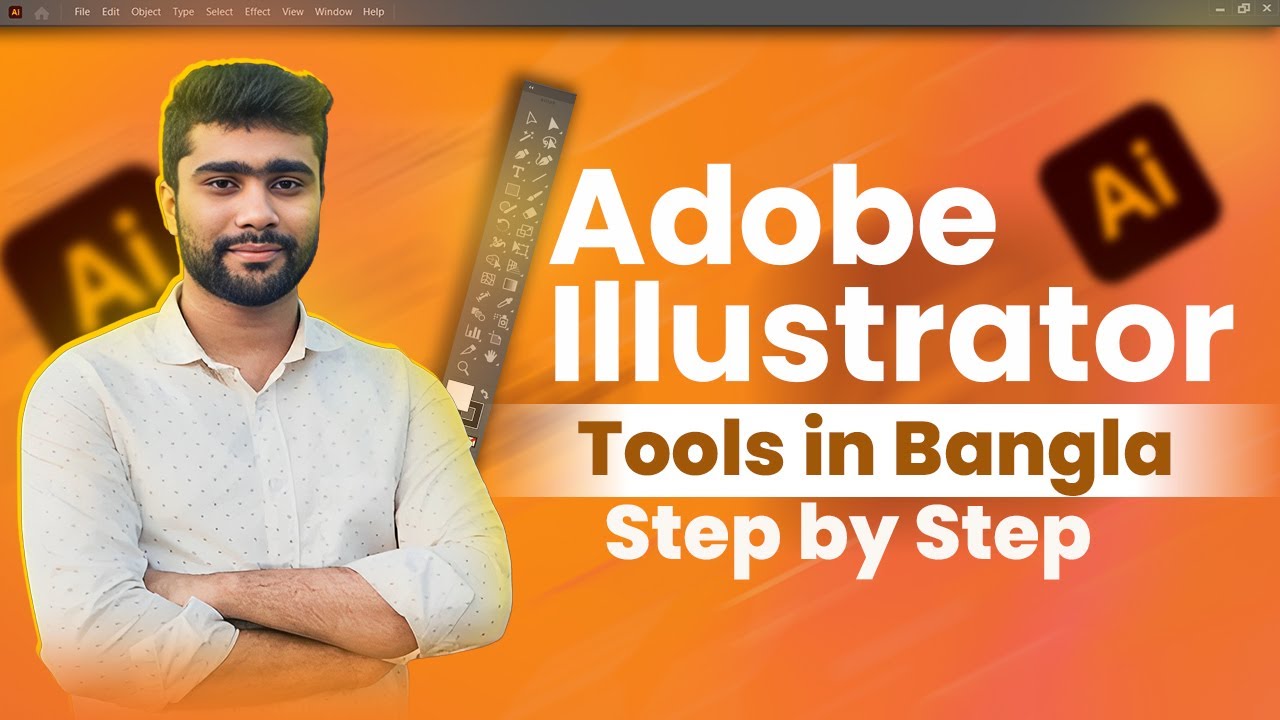 Learn All Adobe Illustrator Tools in Bangla (Step-by-Step) - YouTube
