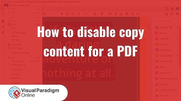 How to Disable Copy Content for a PDF