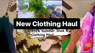 New Summer Shoe & Walmart Clothing Haul 2024!