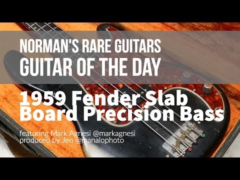 guitar-of-the-day:-1959-fender-slab-board-precision-bass-|-norman's-rare-guitars