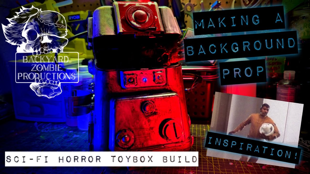Making a Background Prop! Sci-fi Horror Toybox Build! DIY 