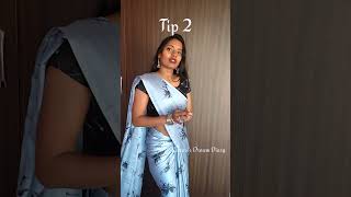 How To Hide Hip In Saree