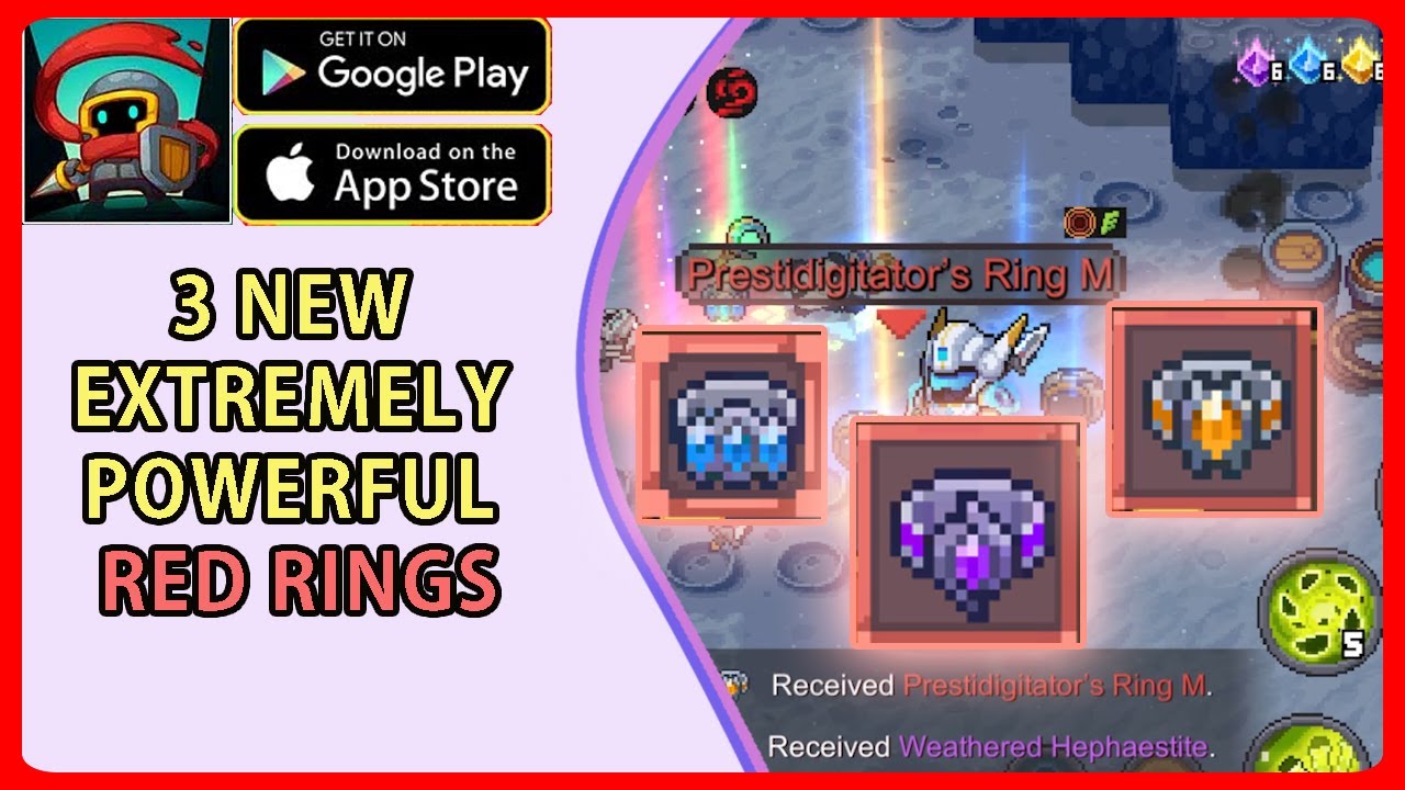 3 New Extremely Powerful Red Rings In The SOUL KNIGHT PREQUEL And Which ...