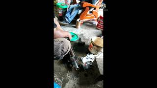Case 580 super E(rebuild hydraulic pump) steering silinder
