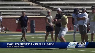 Georgia Southern football goes into full pads