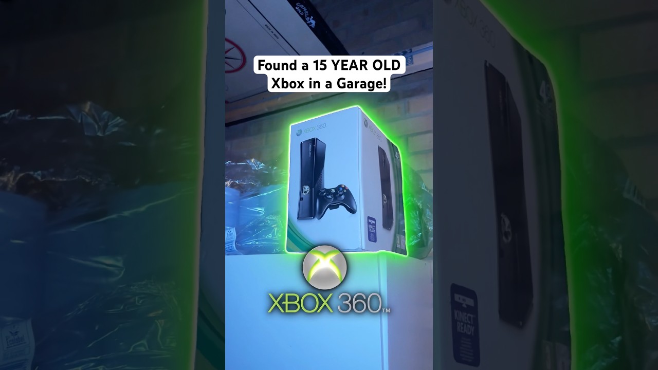Found a 15 YEAR OLD XBOX!