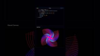 Creative Coding with Python | Colorful Spiral Flower Design🌸👨‍💻#viralshorts #vibecoding #python