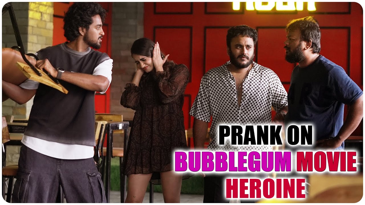 Prank on Bubblegum Heroine Maanasa Choudhary | Roshan Kanakala | Telugu Pranks | FunPataka