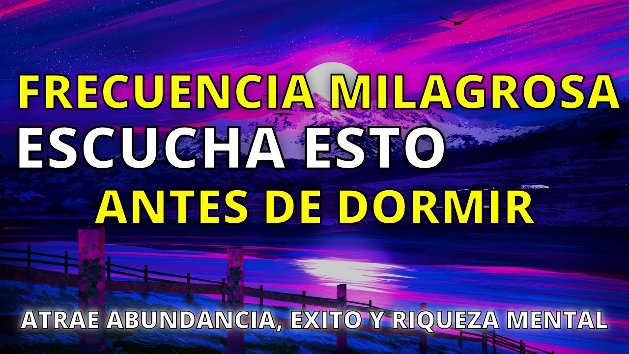FRECUENCIA MILAGROSA para ATRAER ABUNDANCIA y PAZ | Frecuencias ...