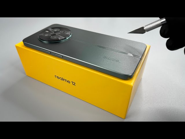 Realme 12 (8/256) Pioneer Green ASMR Unboxing - YouTube