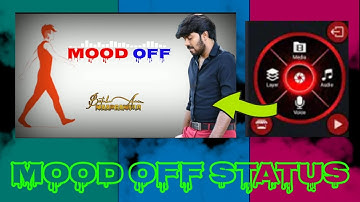 Mood off watsapp status editing tutorial in kinemaster | video editing tutoriald | TRP