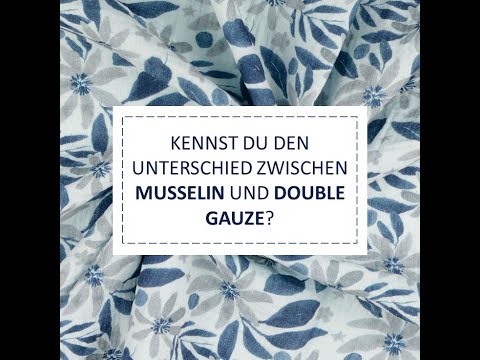 NÄHXIKON: Musselin oder Double Gauze? Was ist richtig? #nähenlernen #nähenfüranfänger #musselin