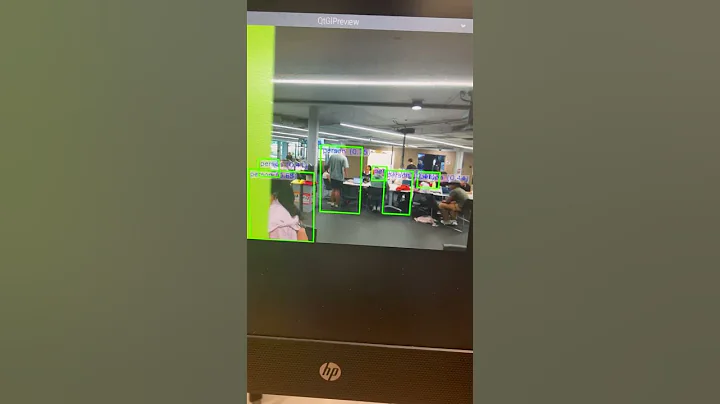 Basic computer vision system for crowd density calculation.