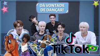 GRUPO DE KPOP REAGE A DANÇAS BRASILEIRAS - TIKTOK BRASIL (COM SEVENTOEIGHT)