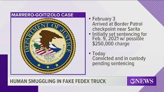 Human smuggling attempt in a Fed-Ex truck busted at the Sarita Checkpoint