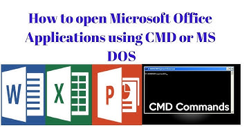 How to Start Microsoft word ,excel and PowerPoint from the Command Prompt