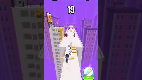 Roof Rails | All levels! Gameplay 1080p Android, iOS game #shorts