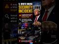 White House Security Breach 😳 Suspect Targets Trump! #shorts