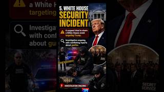 White House Security Breach 😳 Suspect Targets Trump! #shorts