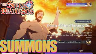 7DS ORIGIN - 120X SUMMONS NO ESCANOR #7dsorigin #escanor #7ds #pc #clipes #anime #summons