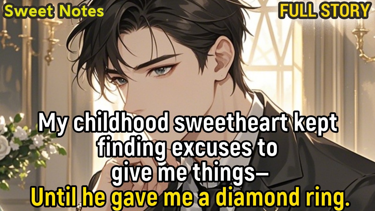 My childhood sweetheart kept finding excuses to give me things—until he gave me a diamond ring.