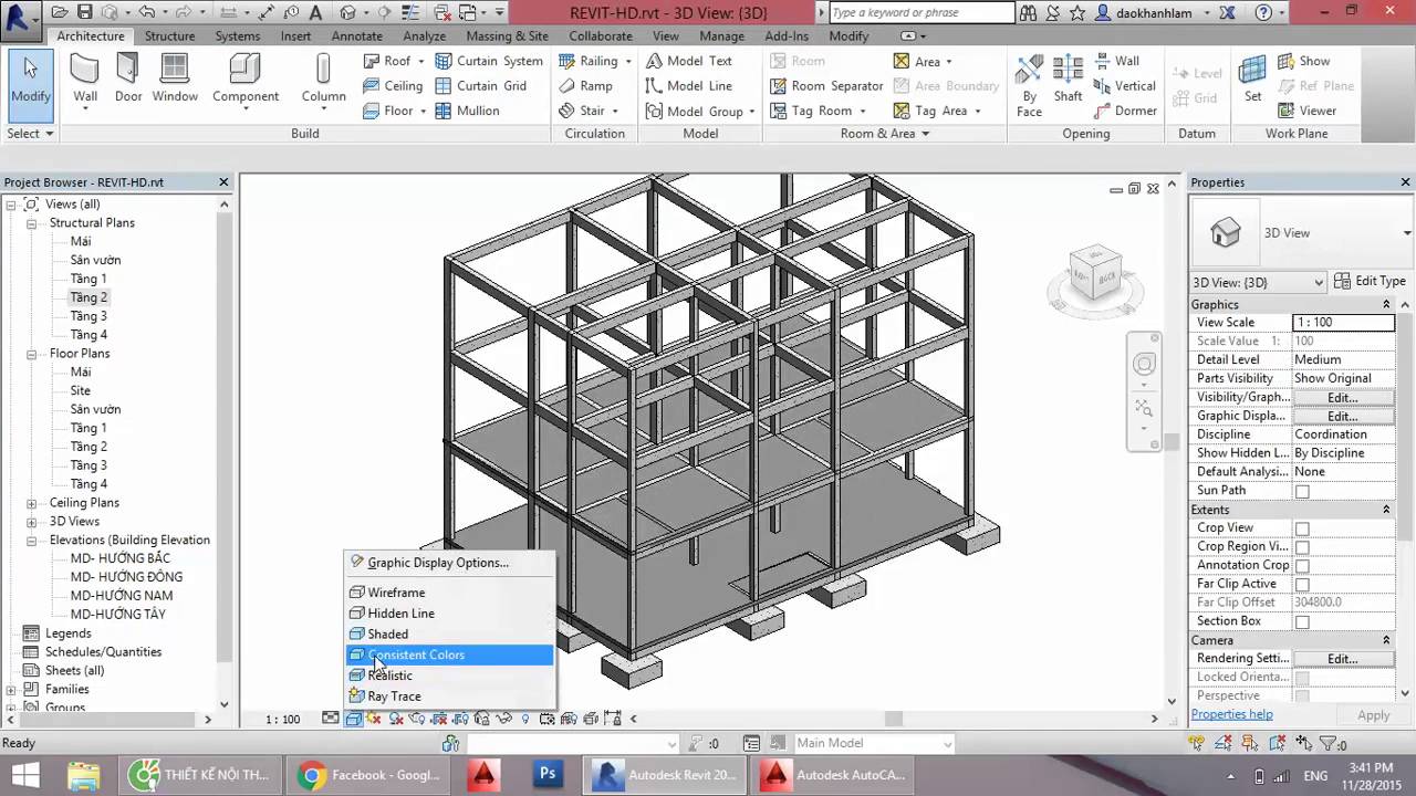 Thông tin về Revit cơ bản