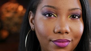 Colorful Makeup on Dark Skin | BH Cosmetics Take Me to Brazil Palette Makeup Tutorial