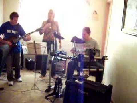 Band practice at Rick's house