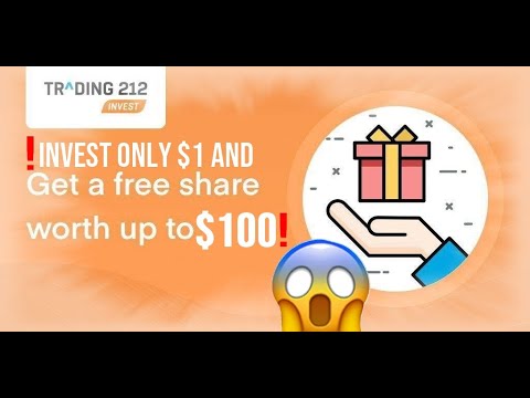 REGISTER TO TRADING 212 AND GET $100 WORTH STOCK OR SHARES ! (TUTORIAL - Trading212 CELEBRATING)