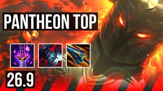PANTHEON vs MASTER YI (TOP) | 47K damage, Good KDA: 23/3/6 | KR Master | 26.9